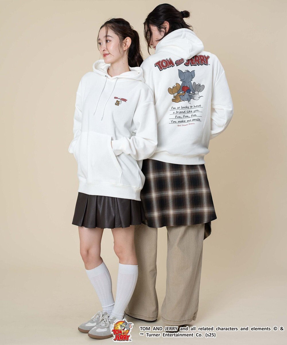 WEGO 【ユニセックス着用ITEM/25年秋冬新作】TOMandJERRYグラフィックプルオーバー 