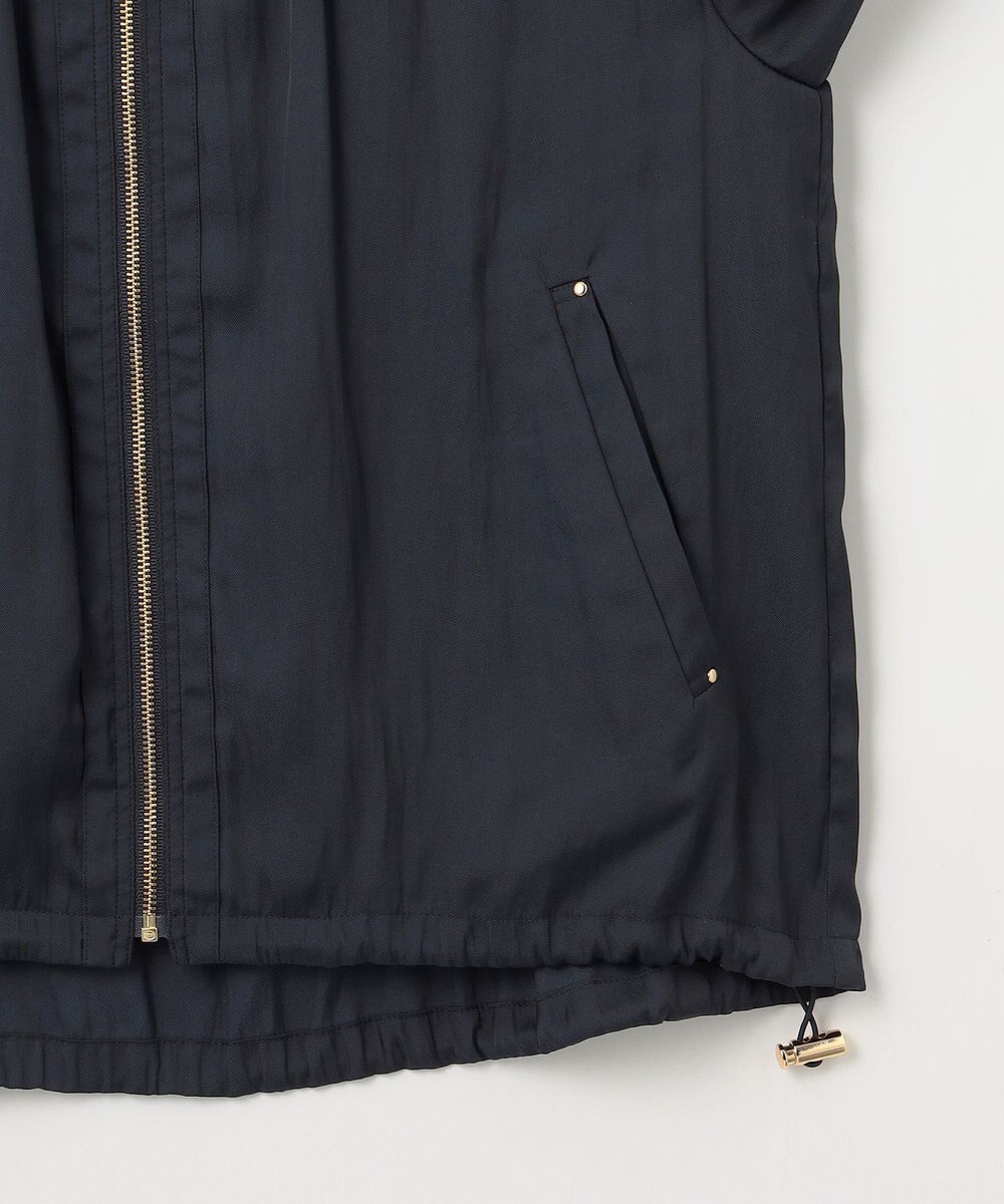 ANY SIS S 【接触冷感・速乾・UVカット】ツヤテロギャザー ブルゾン 