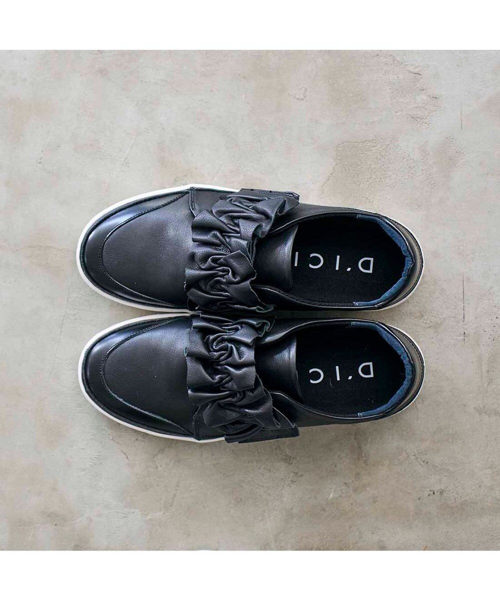 MODE ET JACOMO <D'ICI>フリルベルクロスニーカー 