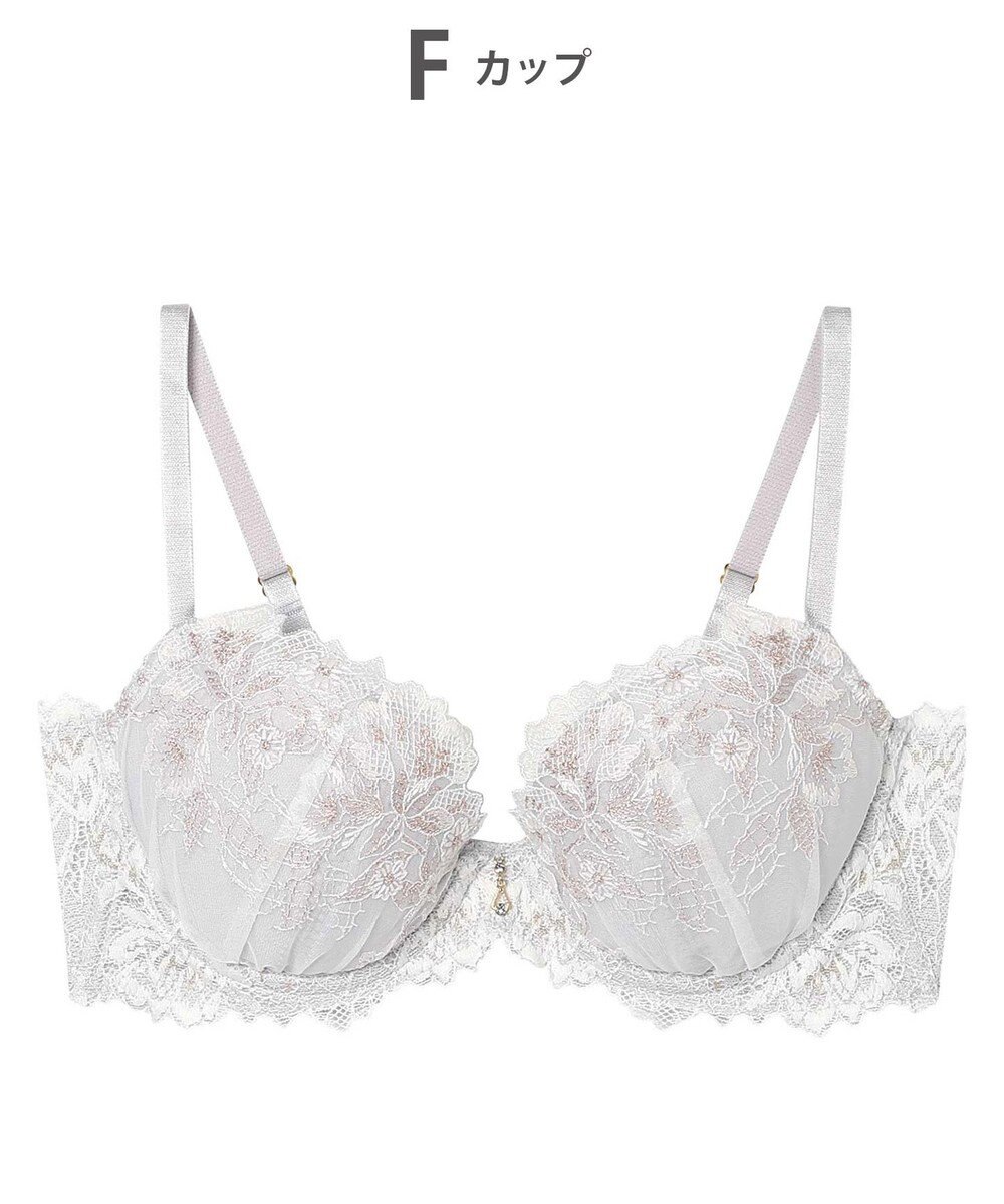 AMPHI ブラジャー ふっくらまる胸キープ 脇高設計 脇・背中スッキリ Gカップまで対応 大きいサイズ 【Hold Day Bra ホールドデイブラ】 BYJ305 アンフィ／ワコール 