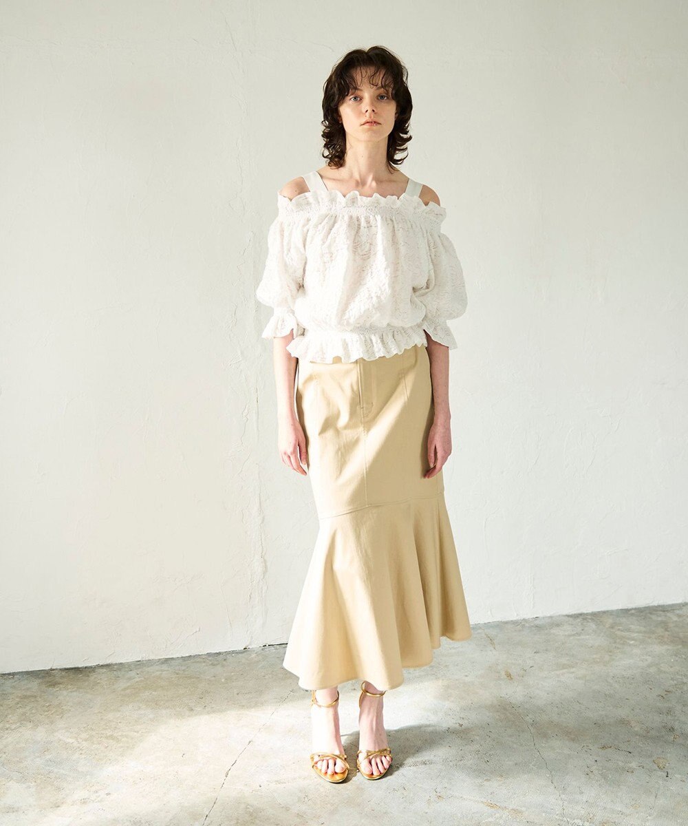 GRACE CONTINENTAL ドルマンフクレジャガードニットトップ 