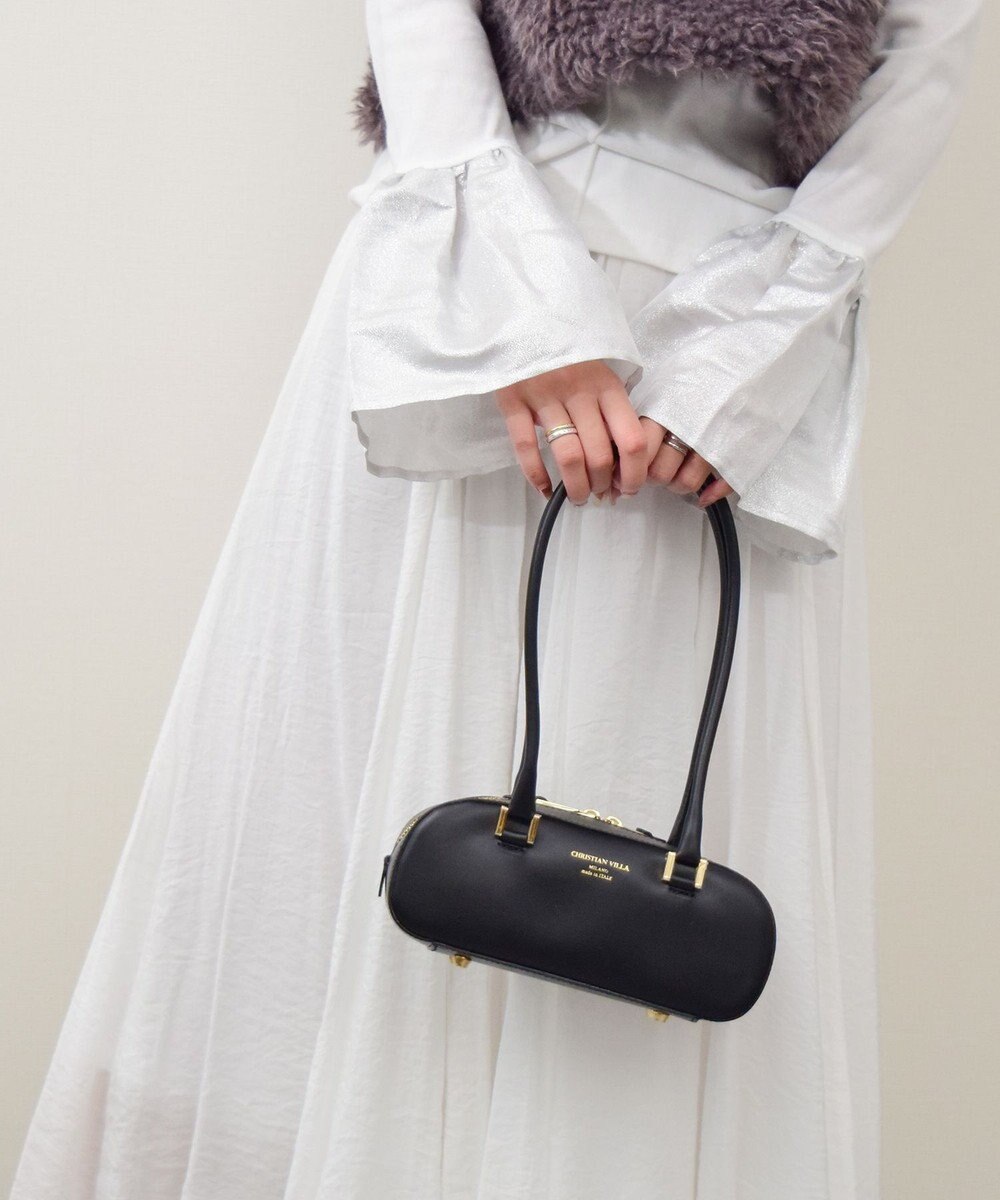 INTER-CHAUSSURES 【CHRISTIAN VILLA】ワイドシルエットミニショルダーバッグ 