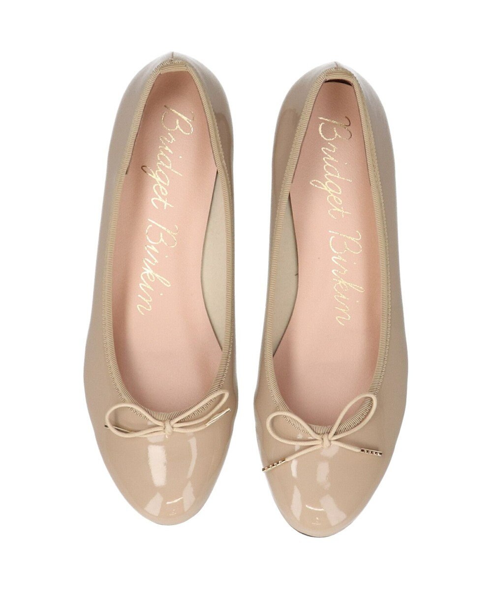 Bridget Birkin 【Bridget Birkin】ラウンドトゥリボンレインフラットパンプス 