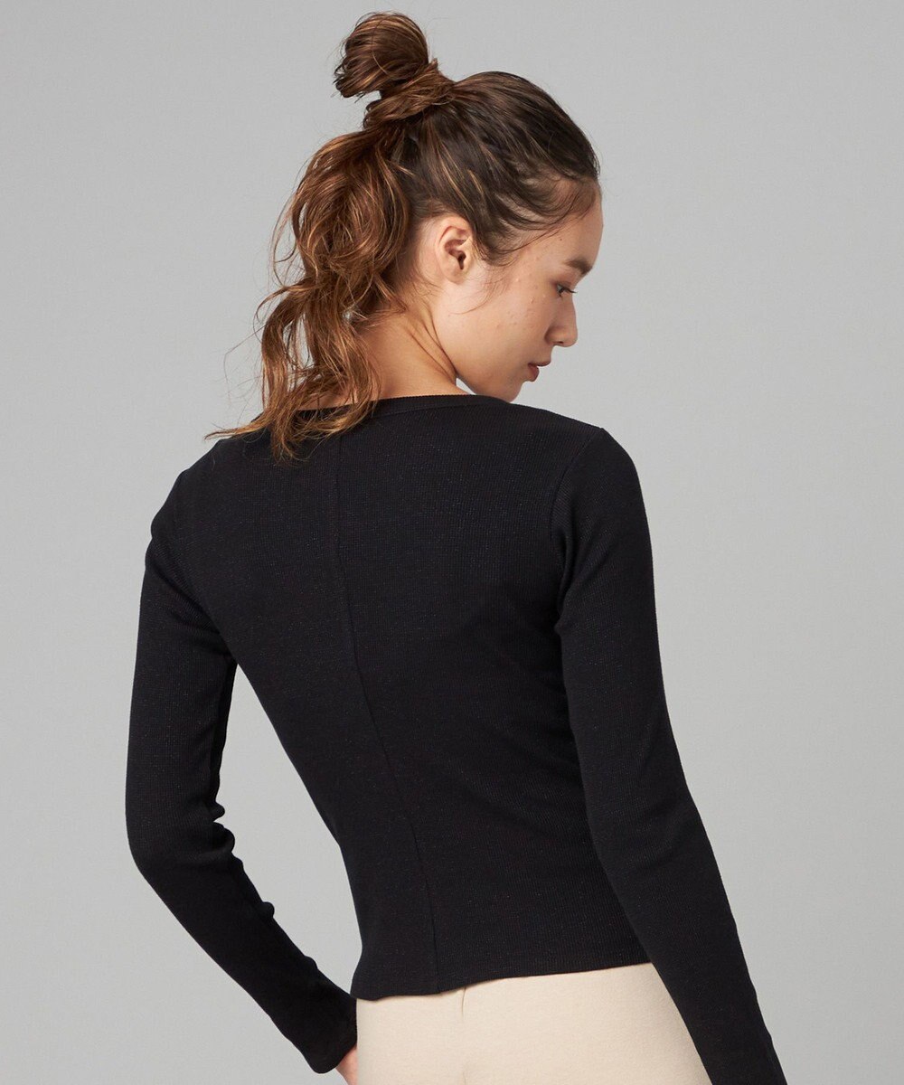 Chacott Chacott BALANCE ホリデーラメロングスリーブTシャツ 