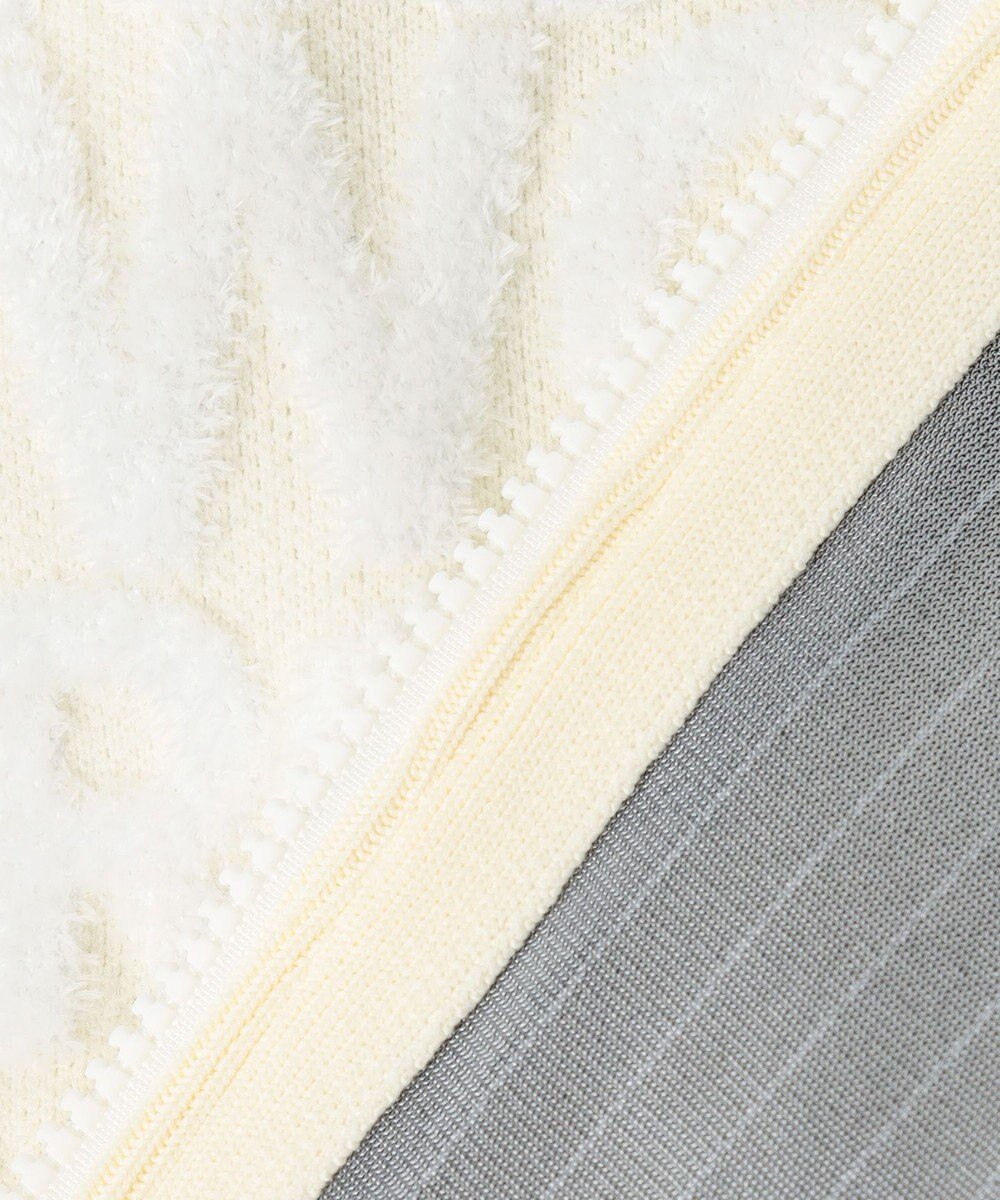 PW CIRCULUS 【WOMEN】【防風/蓄熱】総ロゴ ニット フーデッド ブルゾン 