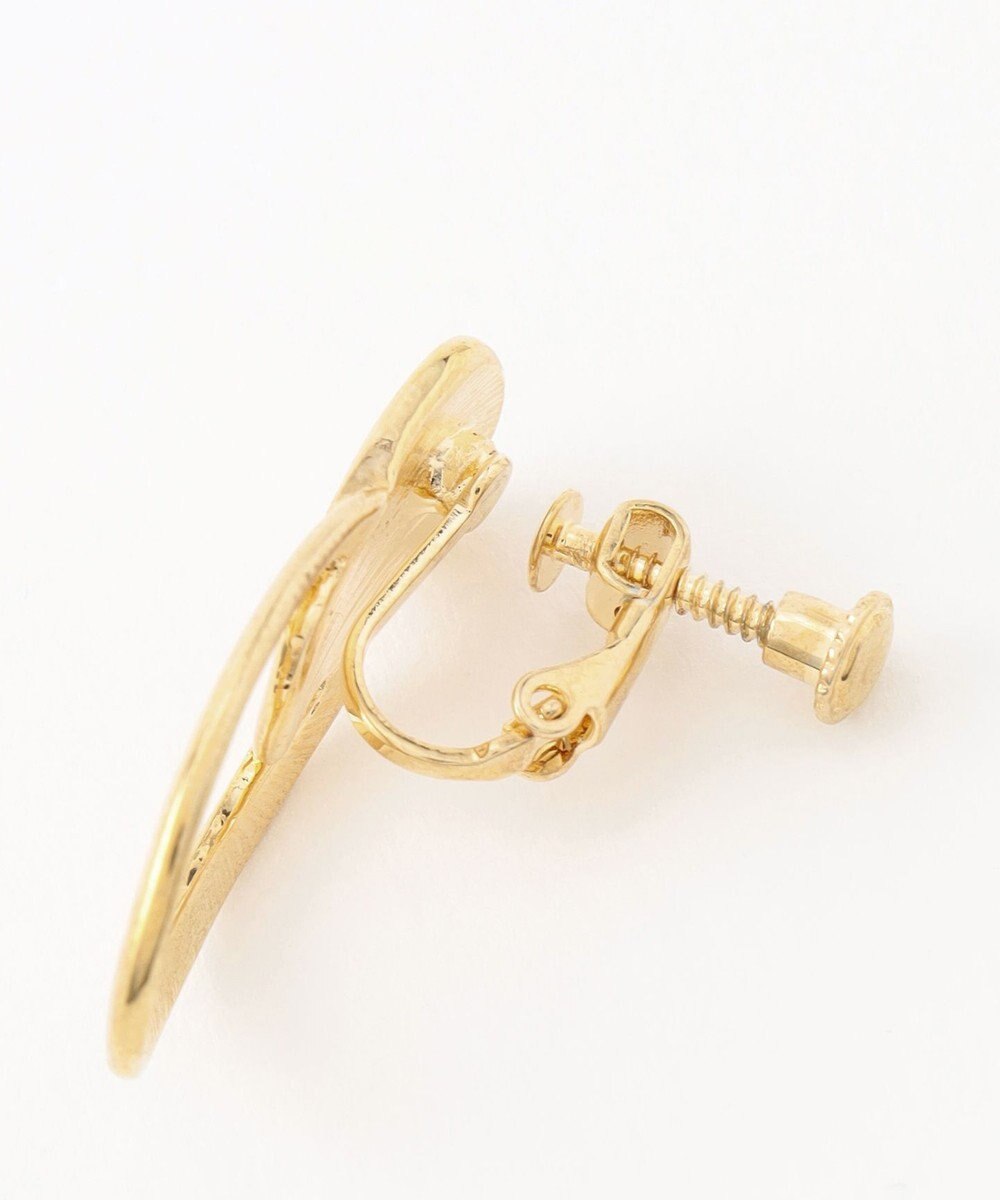 ANY SIS 【美人百花11月号掲載】クリアシェル イヤリング 