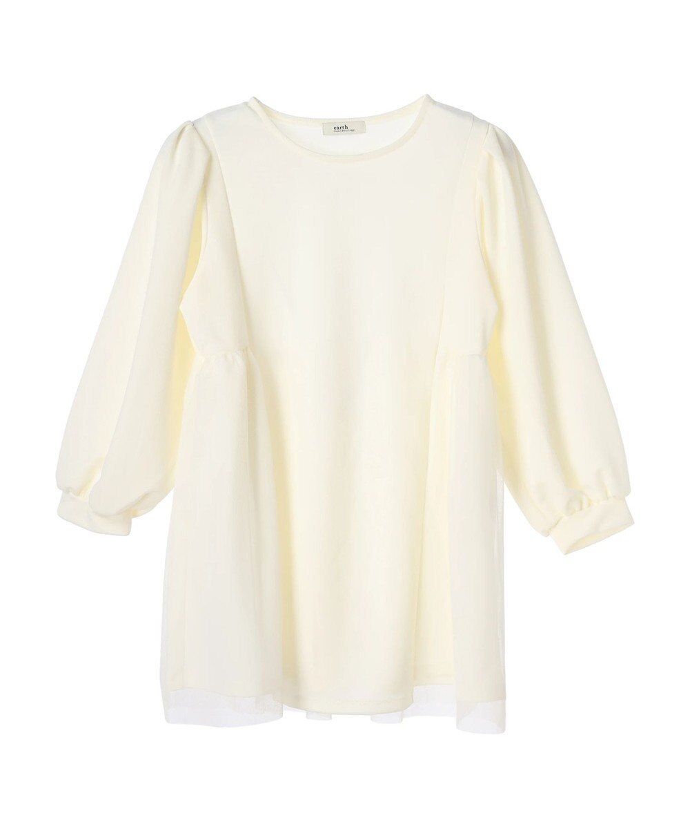 earth music&ecology チュールドッキングチュニック 