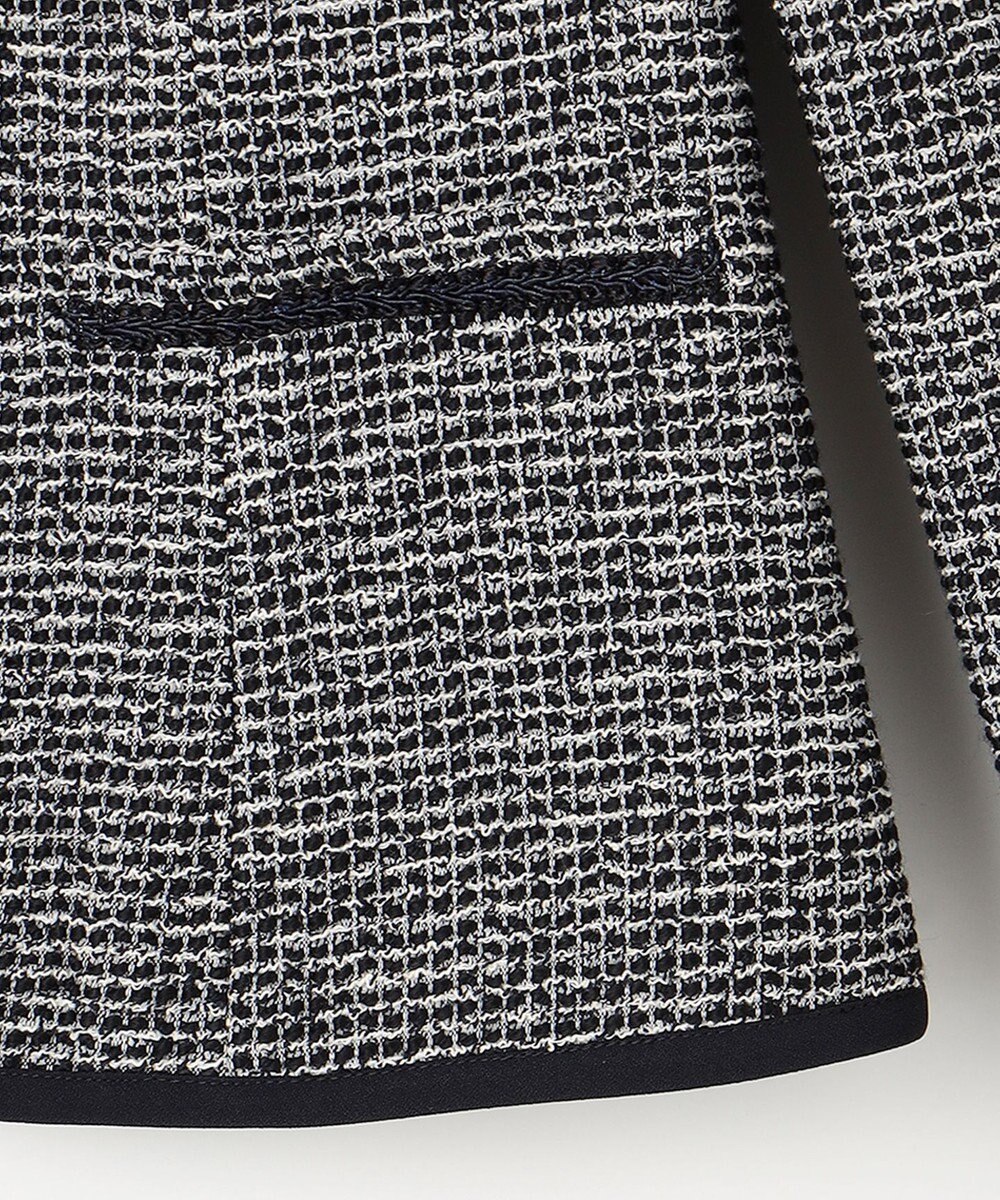 ANY SIS シャイニーストレッチツイード ジャケット 