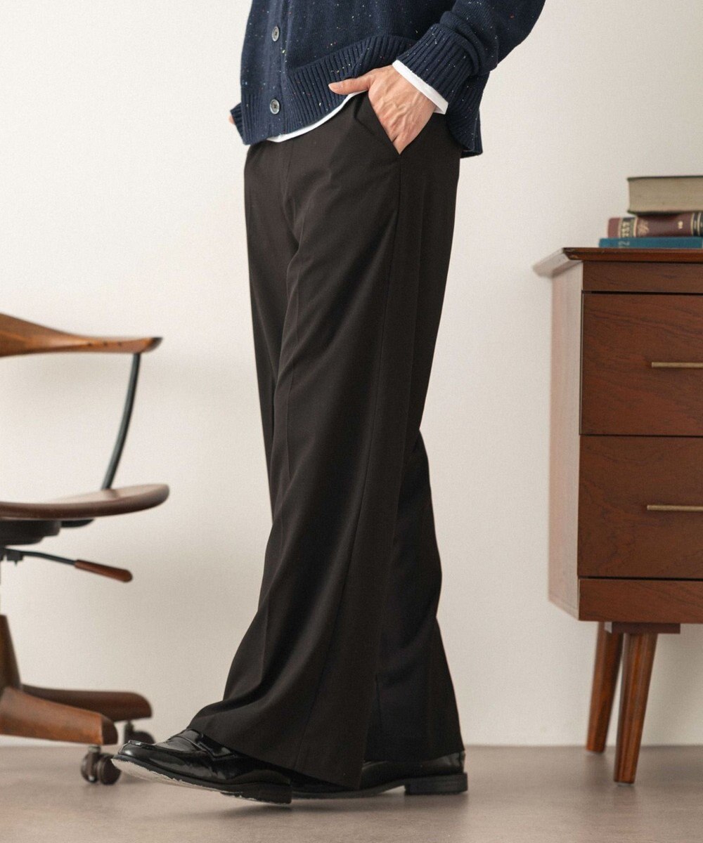 WEGO 【セットアップ対応】ワイドストレートスラックス 