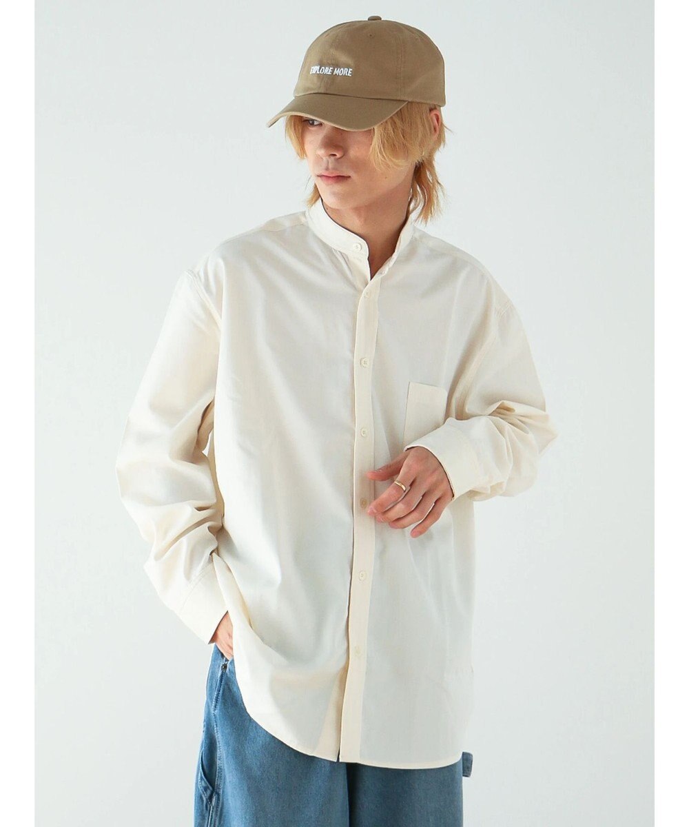 CRAFT STANDARD BOUTIQUE Ｔ／Ｒバンドカラーシャツ 