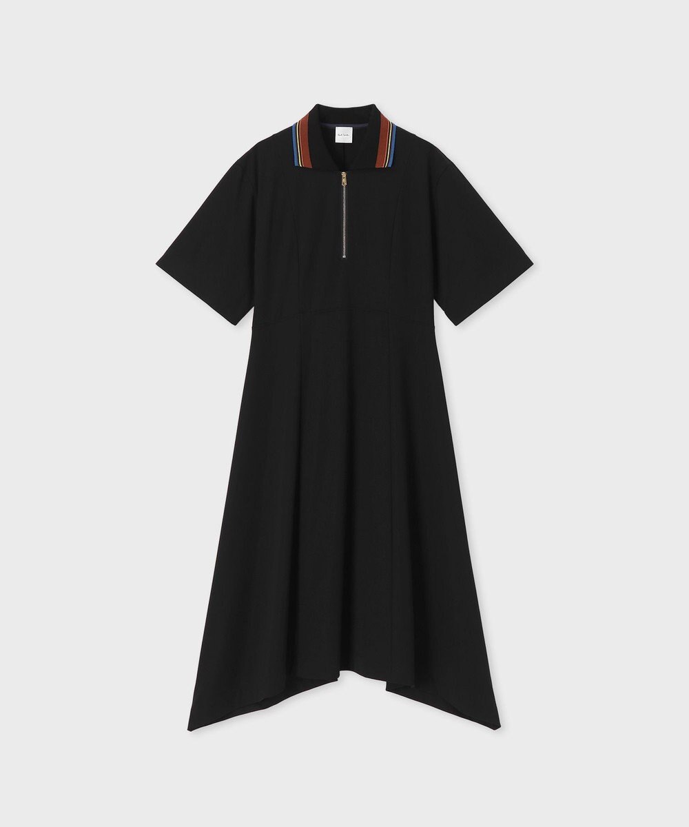 Paul Smith ストライプトリム 半袖ワンピース 