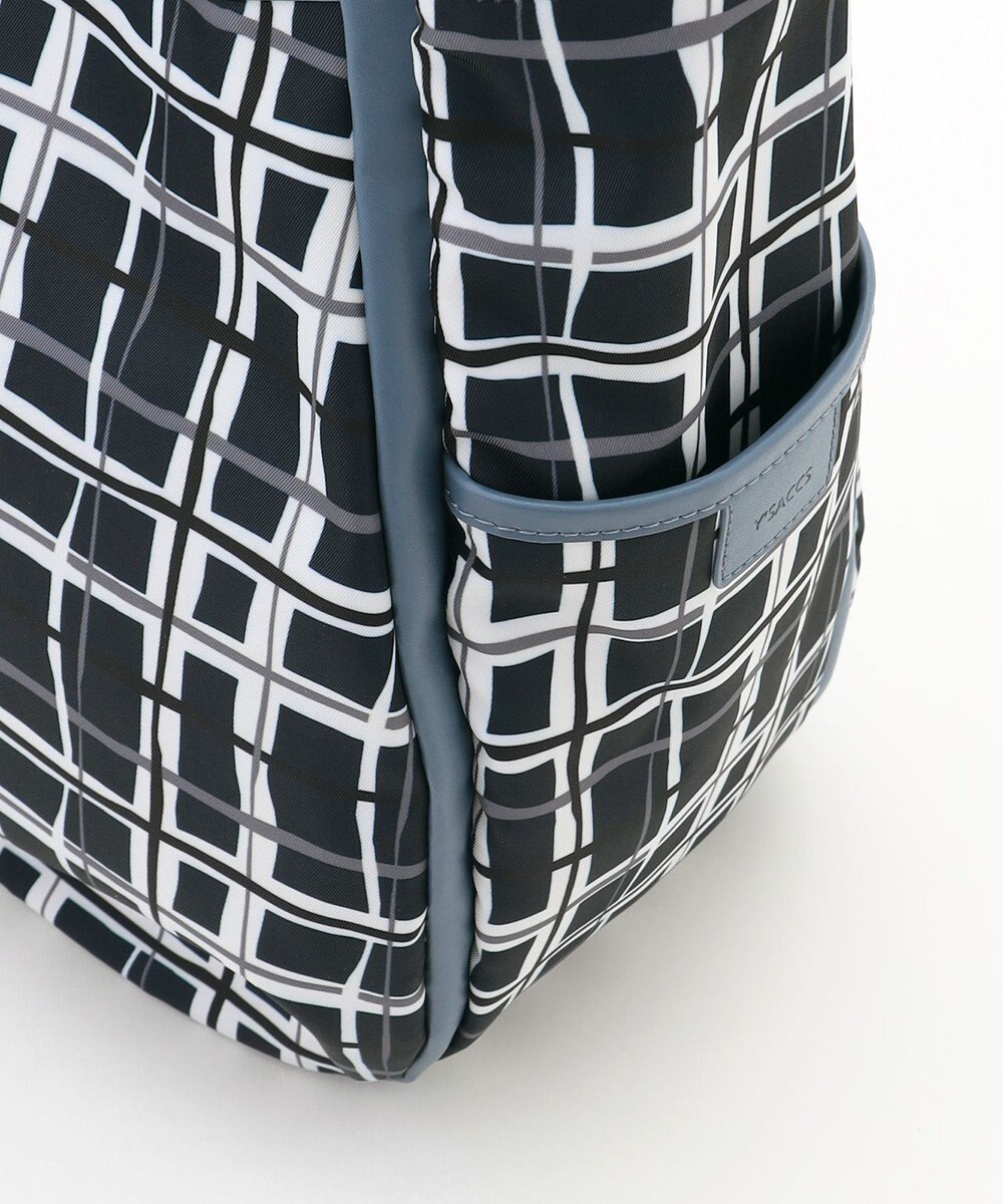 Y'SACCS ドローイングチェックトートバッグ 