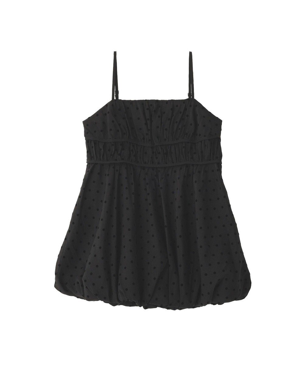 earth music&ecology ドットバルーンキャミチュニック 