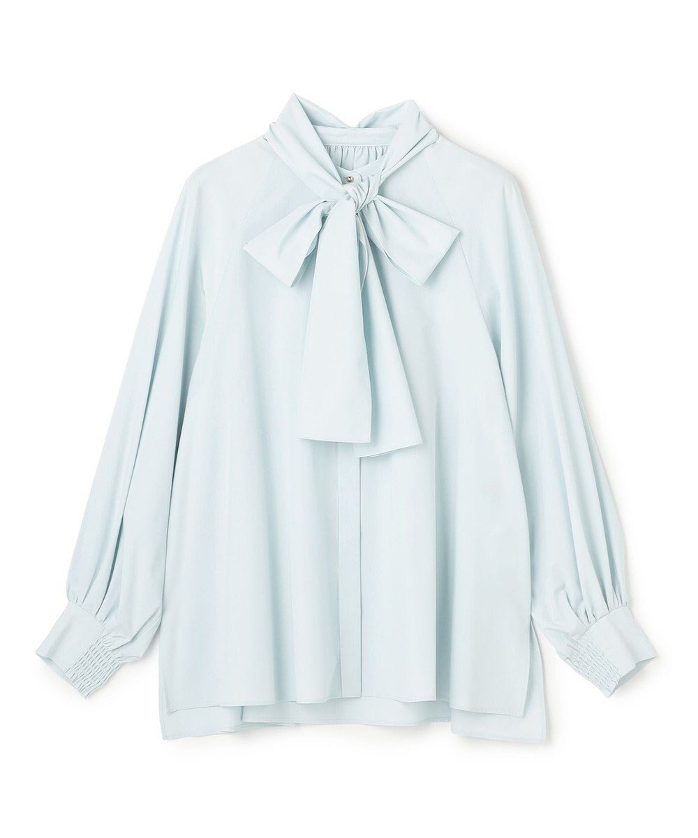 UNFILO L 【取り外し可能なボウタイ付き】2WAY ボウタイブラウス 