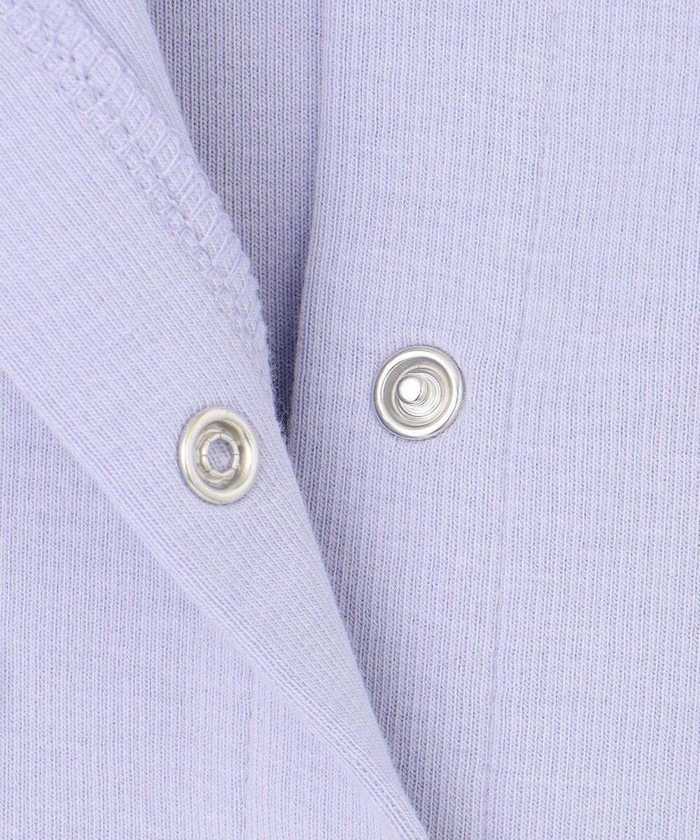 ANY KIDS スナップボタン リボンカーディガン 