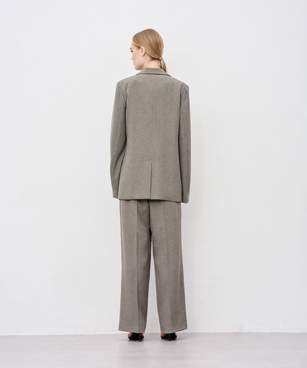 uncrave ウォッシャブルウールライクツイル ジャケット 