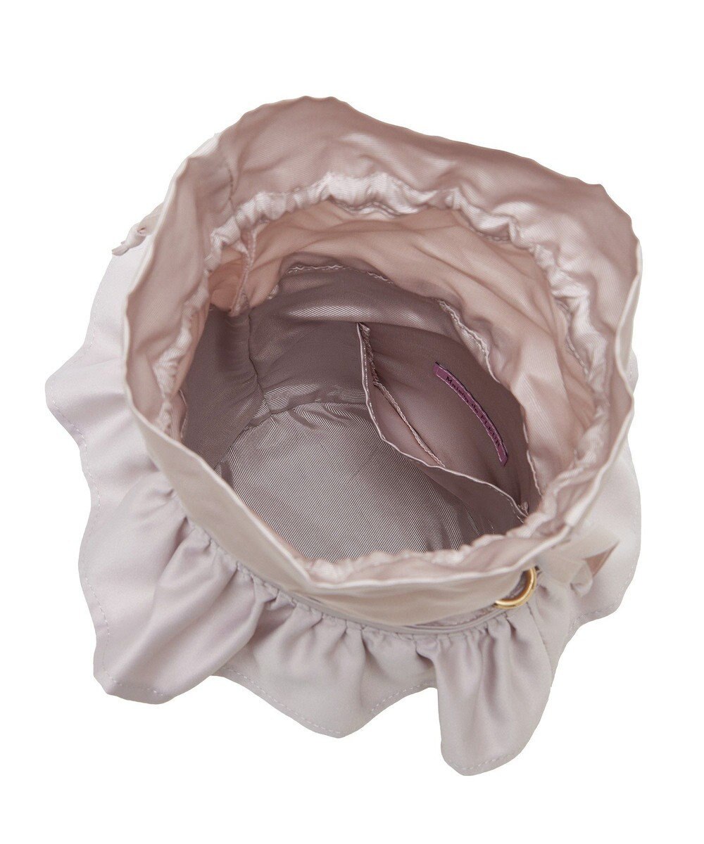 Maison de FLEUR パール２Ｗａｙフリル巾着バッグ 