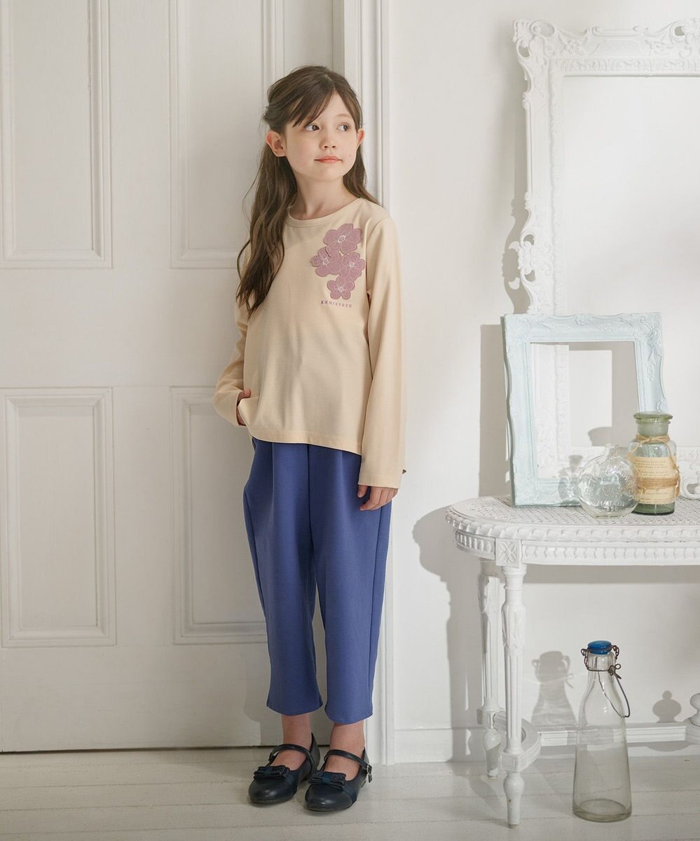 組曲 KIDS 【110-140㎝】ソフトストレッチテーパード パンツ 