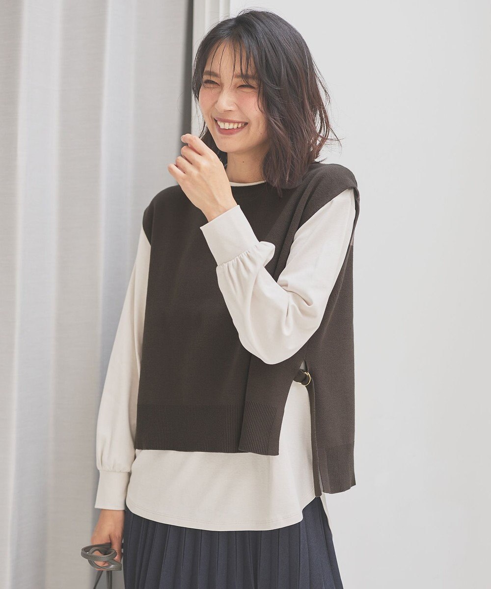 ANY 【洗濯機可】オーガニックコットンベスト 