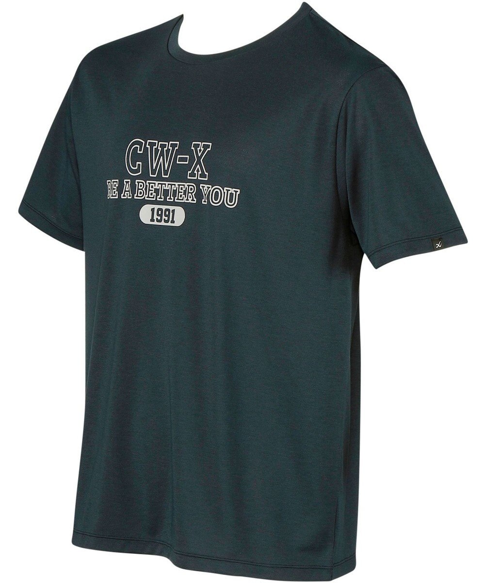 CW-X 【UNISEX】 CW-X トップス 3分袖 カジュアルＴシャツ 少しゆったりとした着用感 吸汗速乾 半袖 ユニセックス DLR105 /ワコール 
