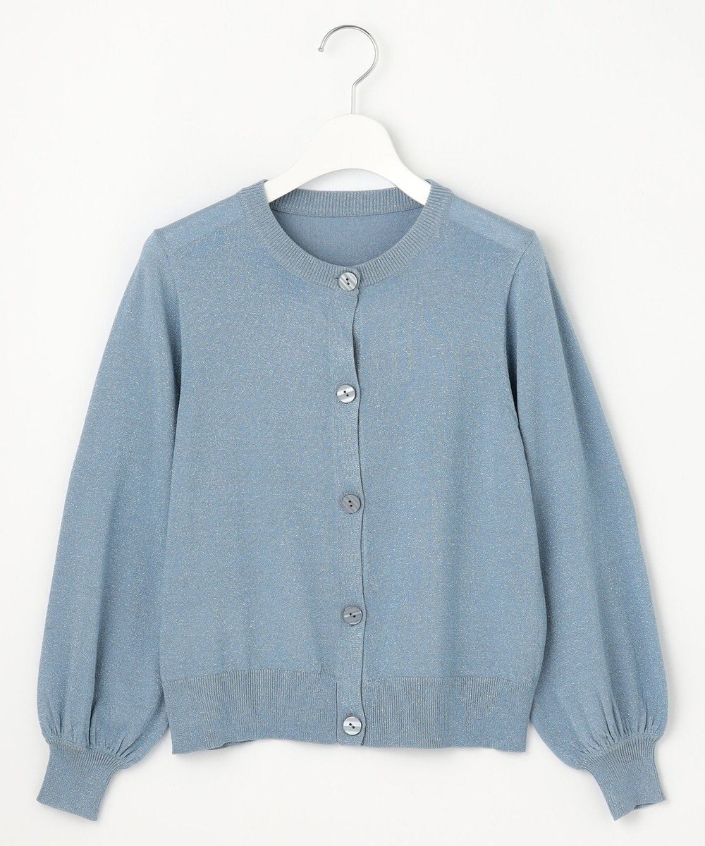 Feroux 【洗える】ラメニットカーディガン 