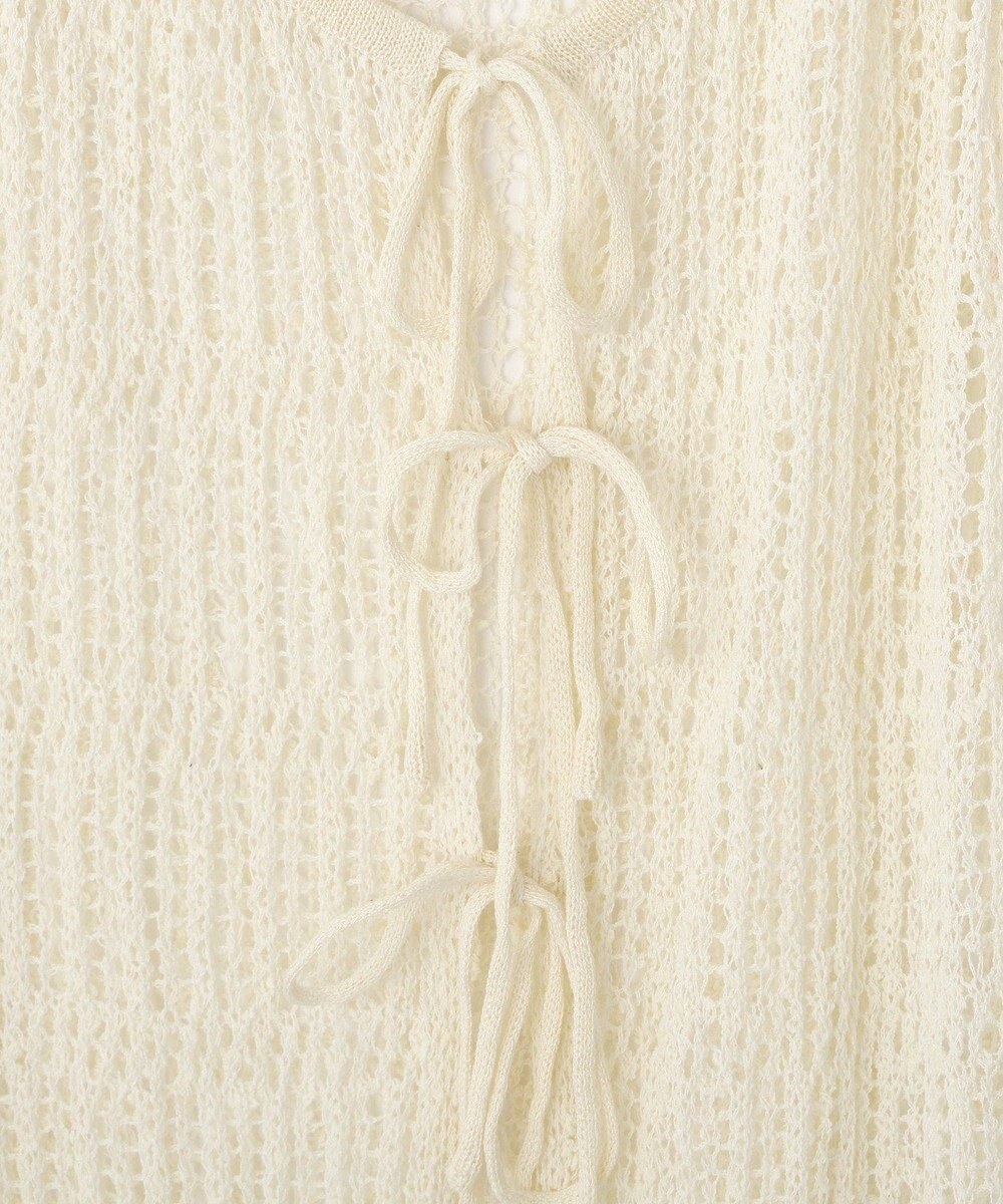 CRAFT STANDARD BOUTIQUE ノットヤーン透かしビスチェ 