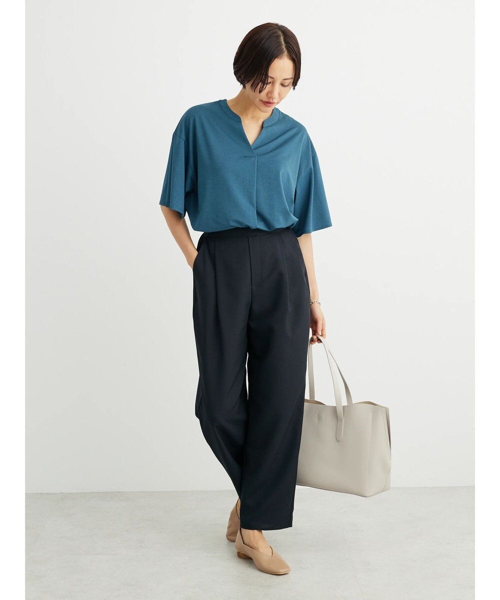 Green Parks BEST PRICE  スキッパー５分袖ブラウソー 