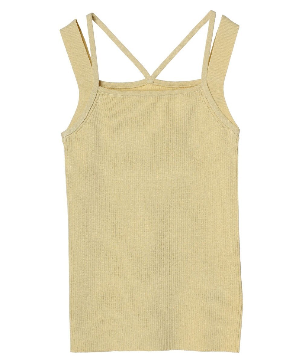 earth music&ecology レイヤードニットタンクトップ 