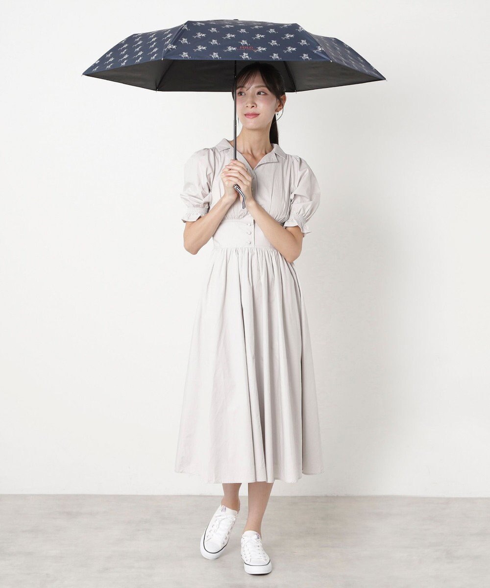 MOONBAT 【遮熱・遮光】POLO RALPH LAUREN(ポロ ラルフローレン)フローラル 花柄 晴雨兼用 雨傘  折りたたみ傘 簡単開閉 