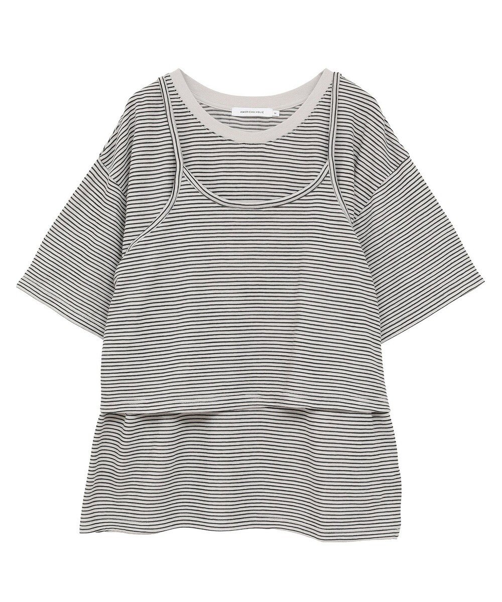 AMERICAN HOLIC 【2点セット】キャミレイヤードTシャツ 