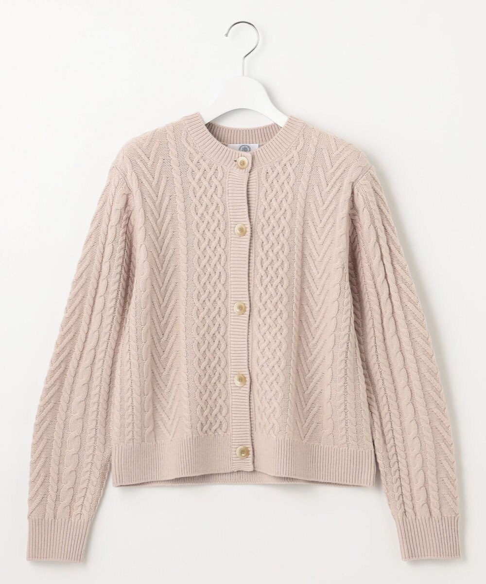 J.PRESS LADIES L 【洗える】EIGER CORD ALAN クルーネックカーディガン 