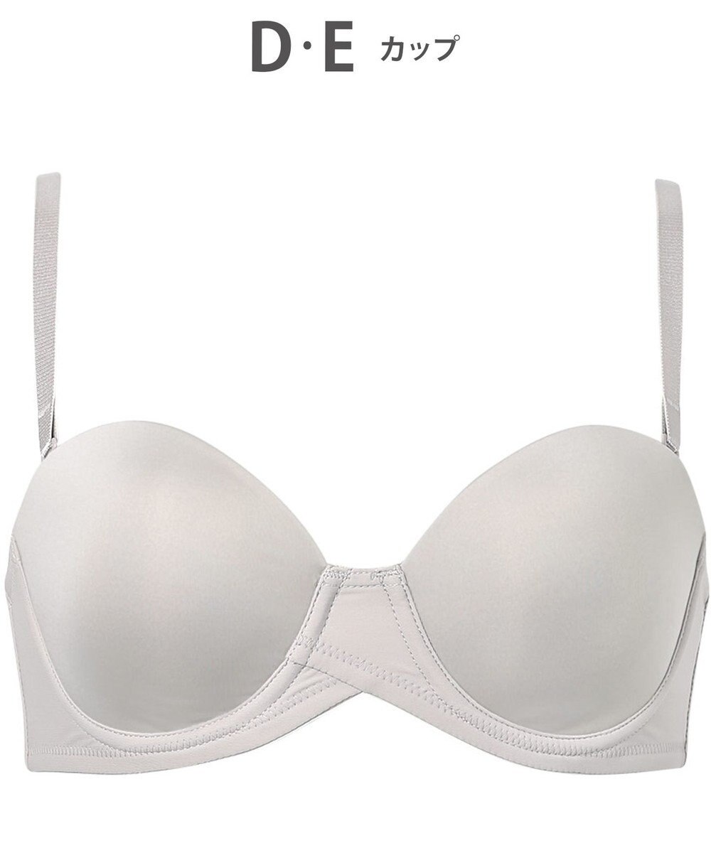 WACOAL ブラジャー ストラップレス サイズや体型特徴に合わせた設計 アウターにひびきにくい メッシュ素材(カップ肌側) レディース BXC610 /ワコール 