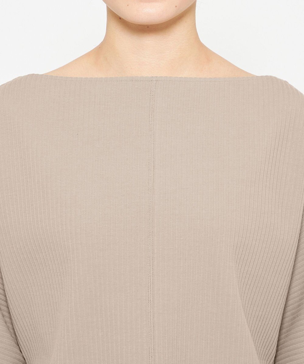 uncrave プリーツリブ ドルマンスリーブトップス 