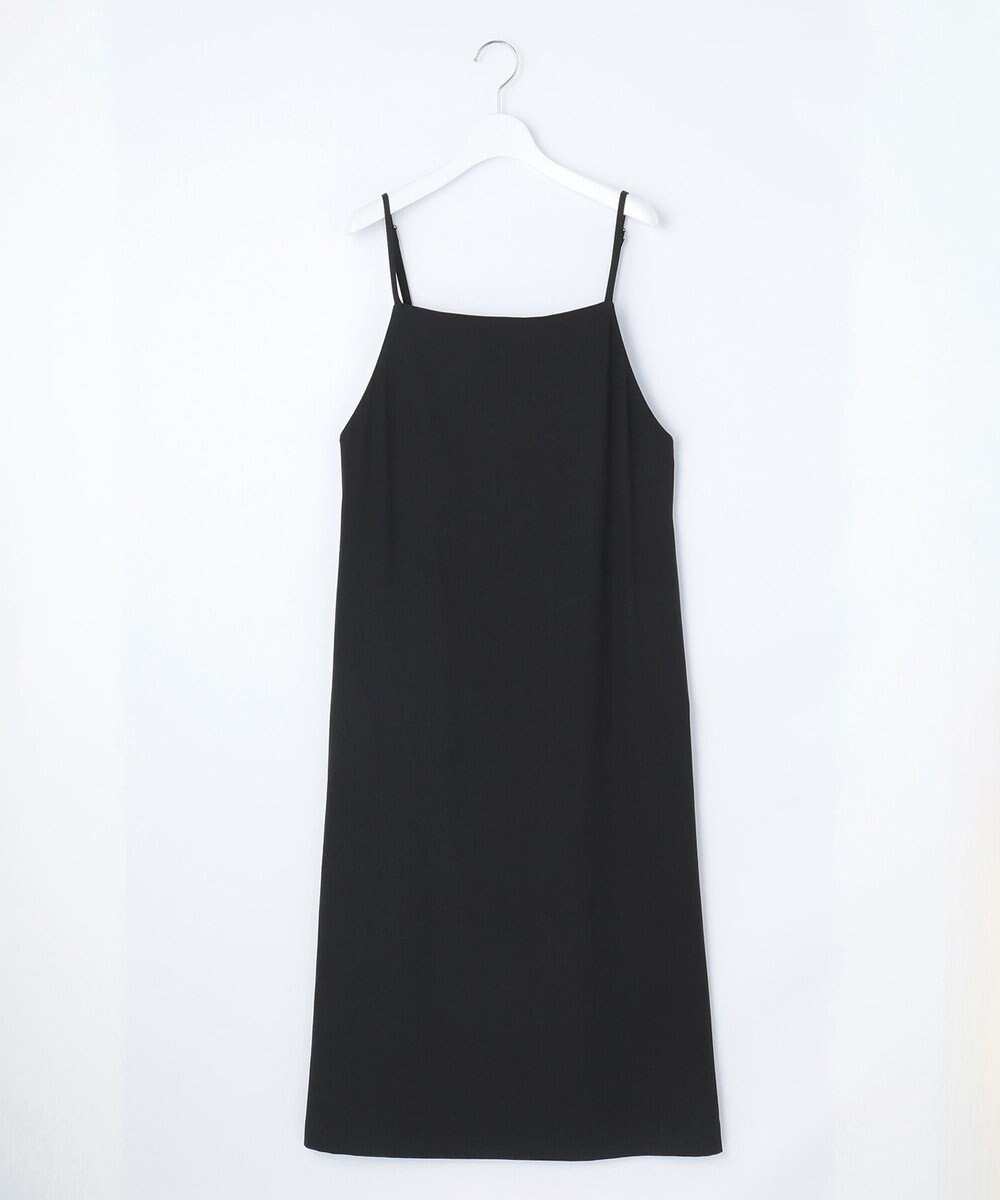 J.PRESS LADIES 【洗える】バックサテンジョーゼット キャミワンピース 