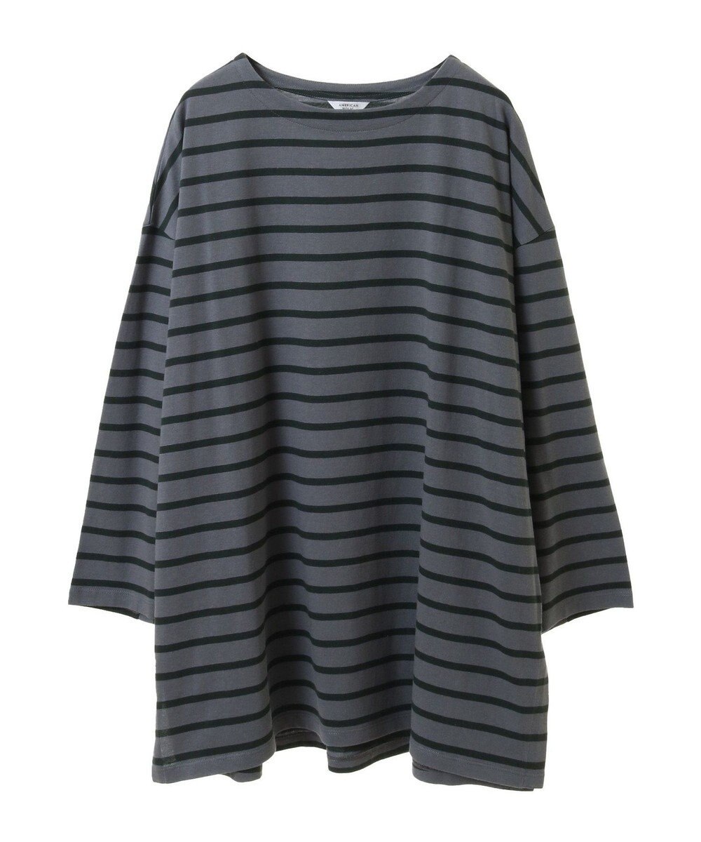 AMERICAN HOLIC ボーダーカットＢＩＧプルオーバー 