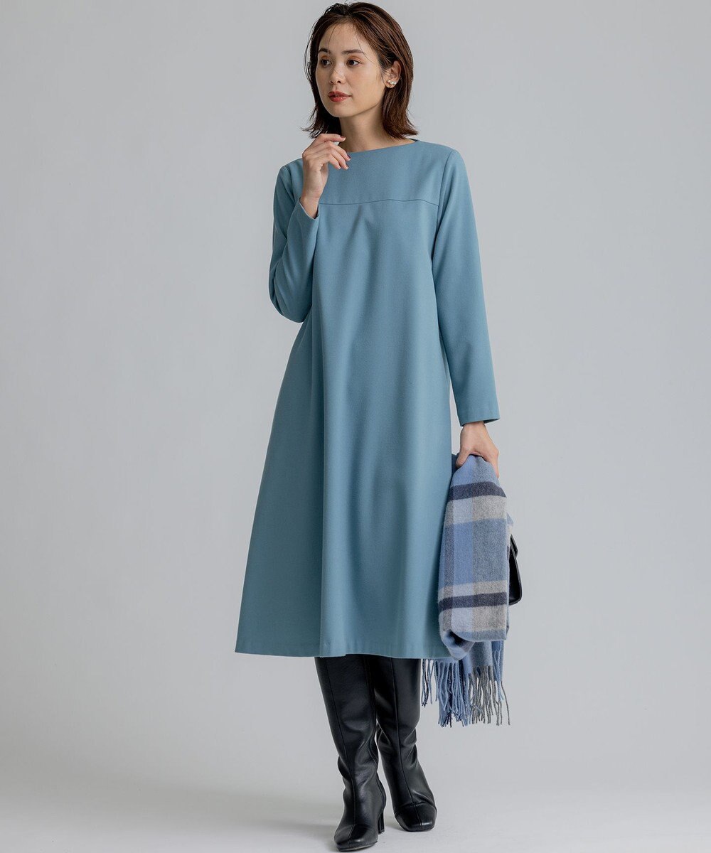 組曲 バックプリーツ ワンピース 