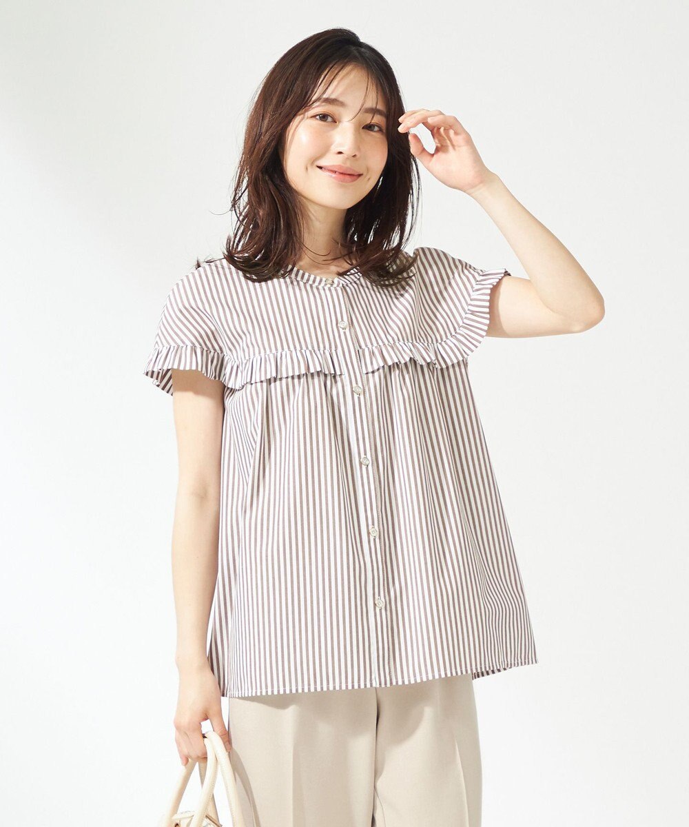 ANY SIS 【洗える】TCブロード ブラウス 