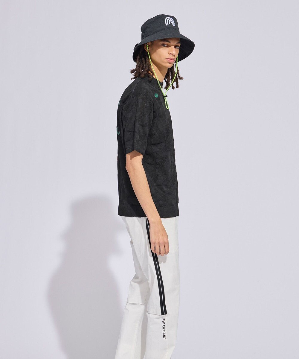 PW CIRCULUS 【MEN】ＤＯＶＥモチーフ ニットモックネック ゴルフ 