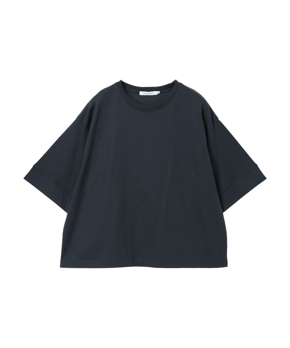 AMERICAN HOLIC 接触冷感ＳＺ５分袖カットプルオーバー 