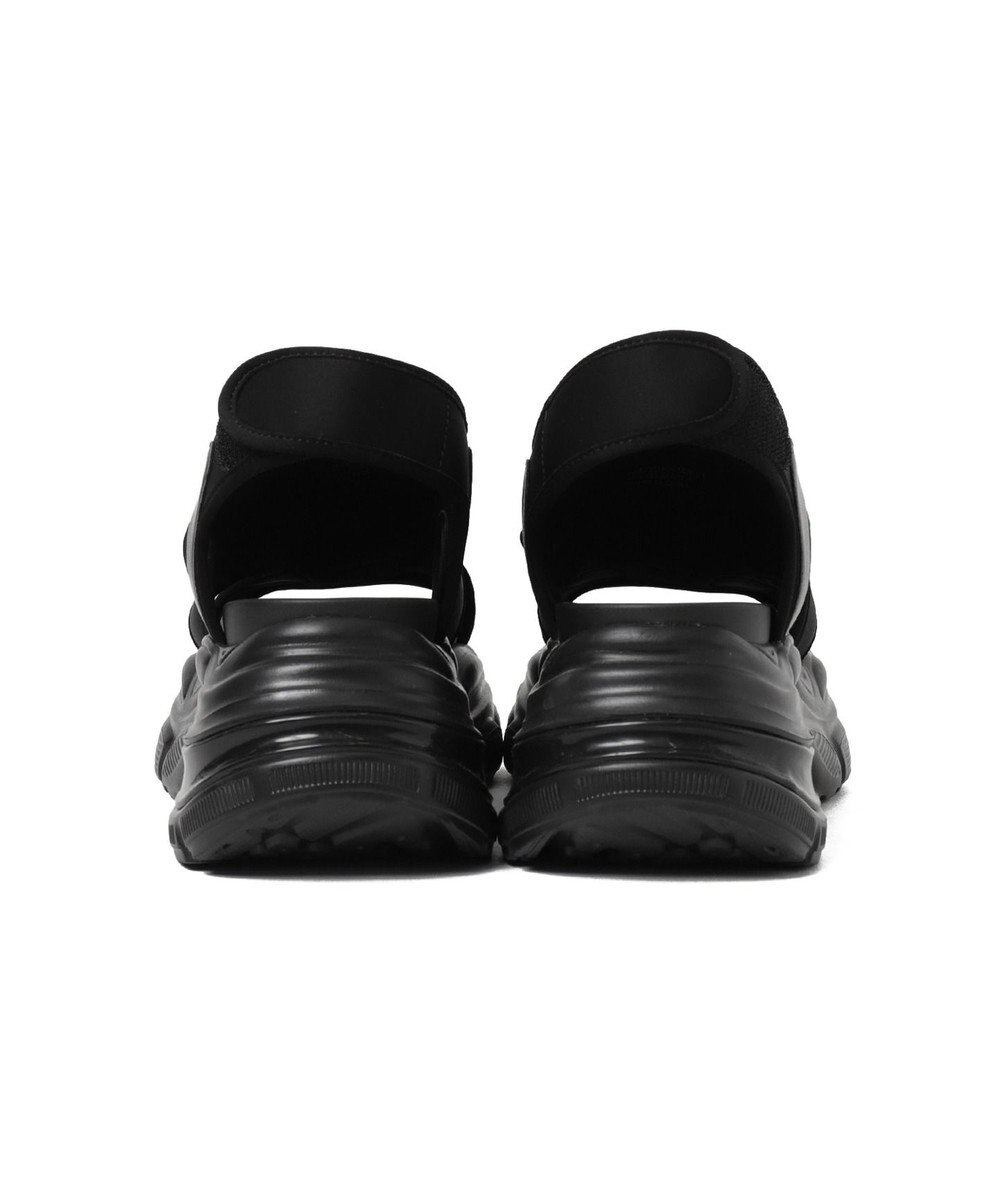 WEGO 【SMLXLサイズ展開】クリアライトソールレースアップサンダル 