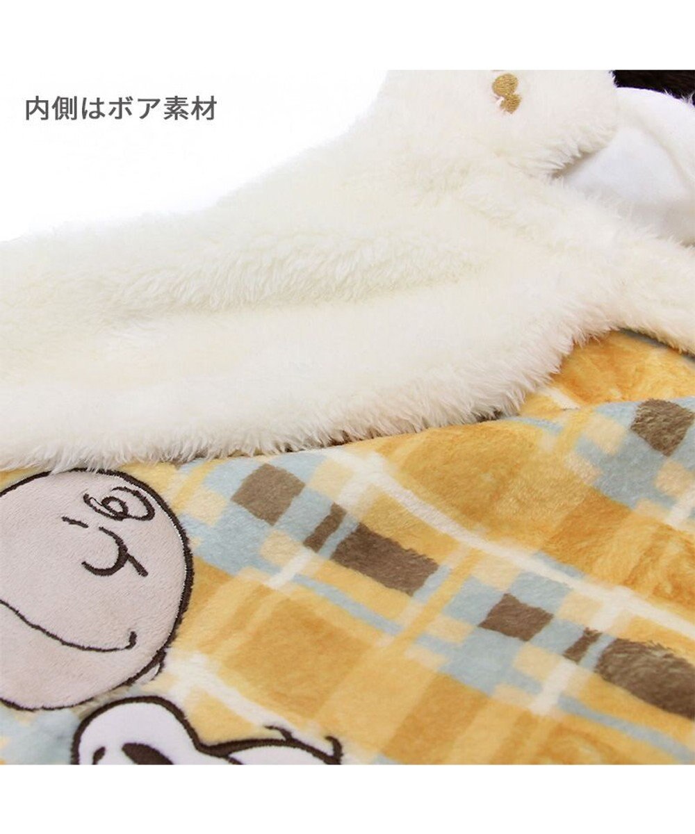 PET PARADISE スヌーピー ポンチョ 《にっこり チェック柄》中型犬 大型犬 