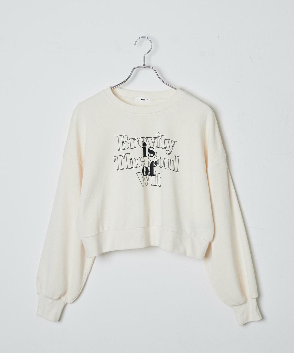 WEGO クロップドスウェット 