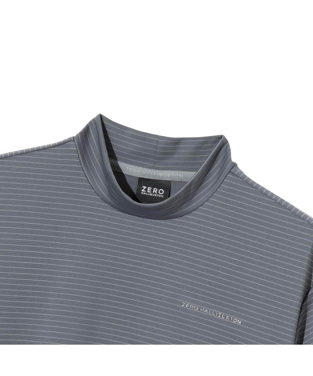 ZERO HALLIBURTON ボーダーモックネックTシャツ ZHG-M6S5b 85190 