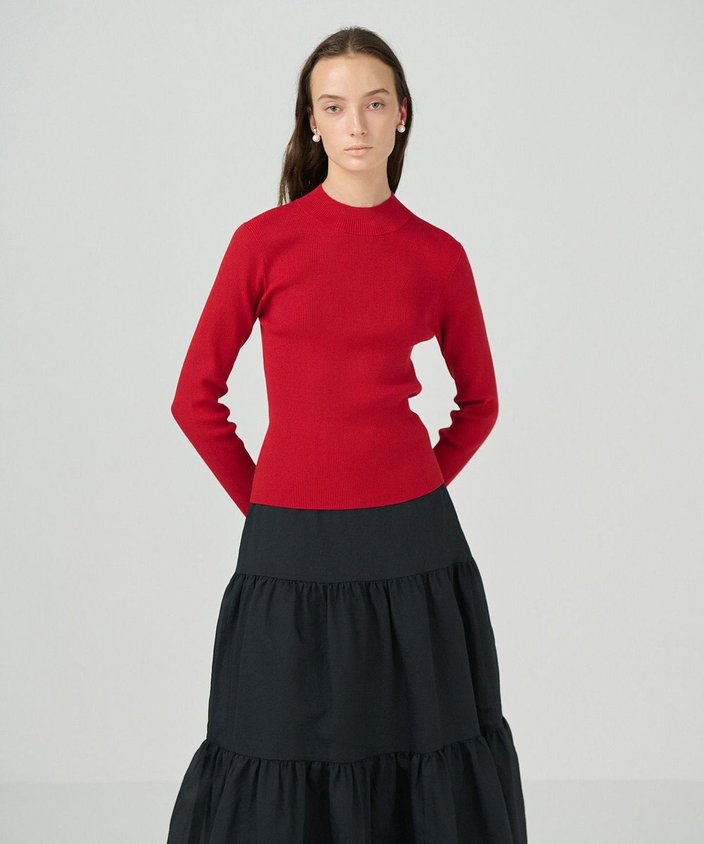 GRACE CONTINENTAL ラメハイゲージニットトップ 