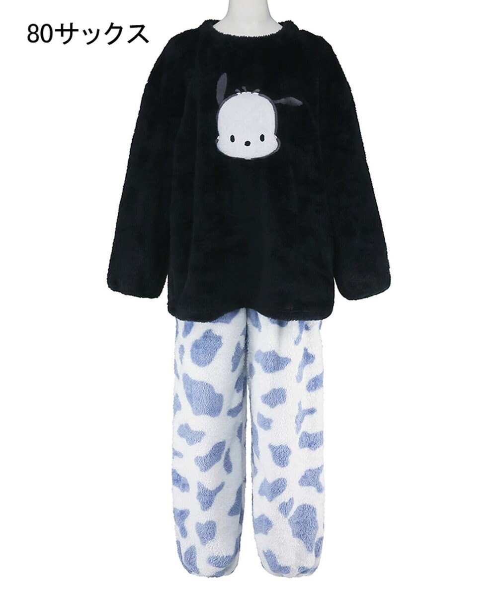 San-ai Resort（三愛水着楽園） 【SALE】【UNISEX】温活にもぴったり！ポチャッコペアルームウェアセット・サックス 【northerly】【サンリオキャラクターズ×San-ai Resortコラボ】 