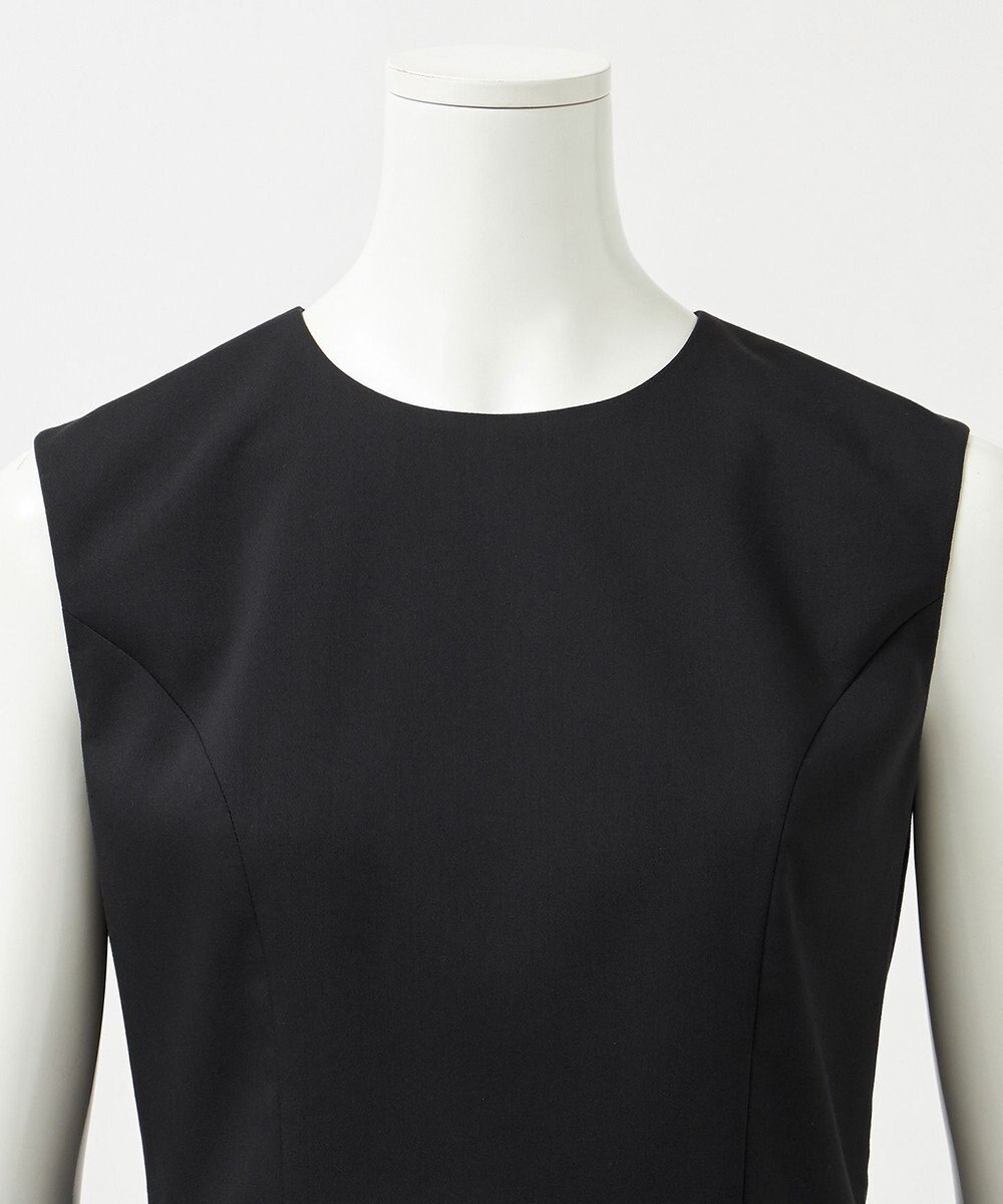 23区 S 【エステータ】ライトダブルクロス バックリボン ペプラムトップス 