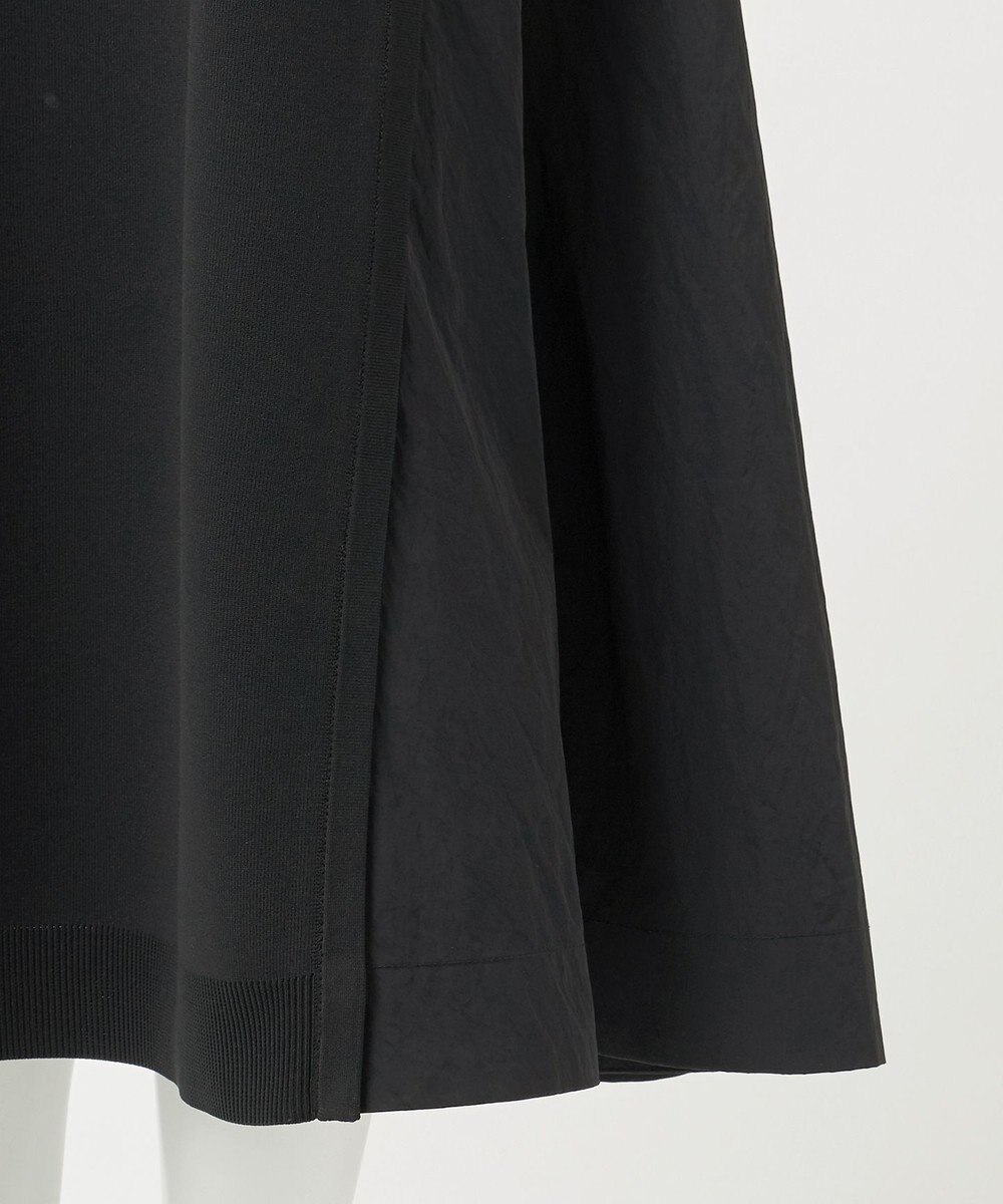 23区 L 【R(アール)】ナイロンタフタドッキング ニットワンピース 