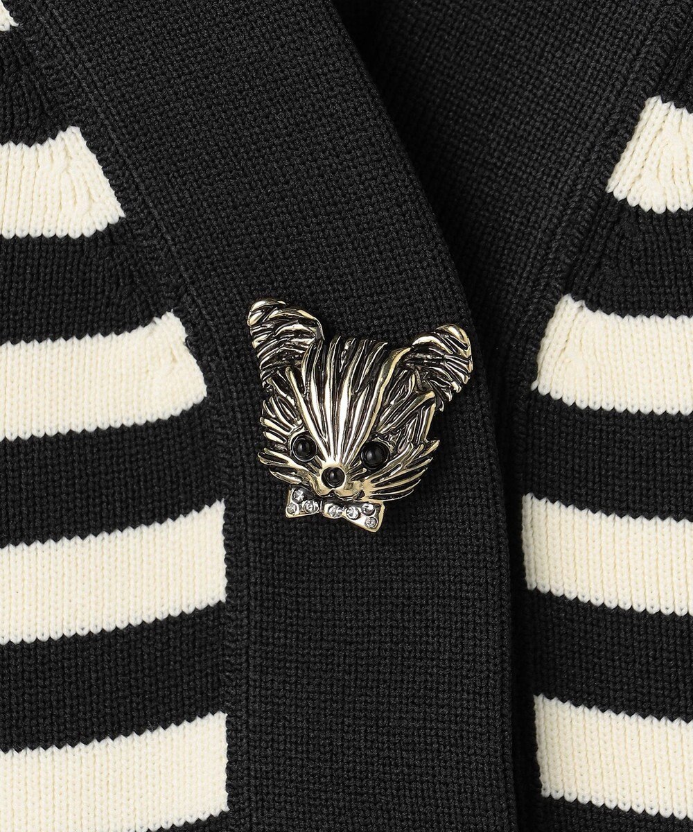 組曲 S 【組曲×setsuko sagittaire】kinakoスポンディッシュ ニットジャケット 