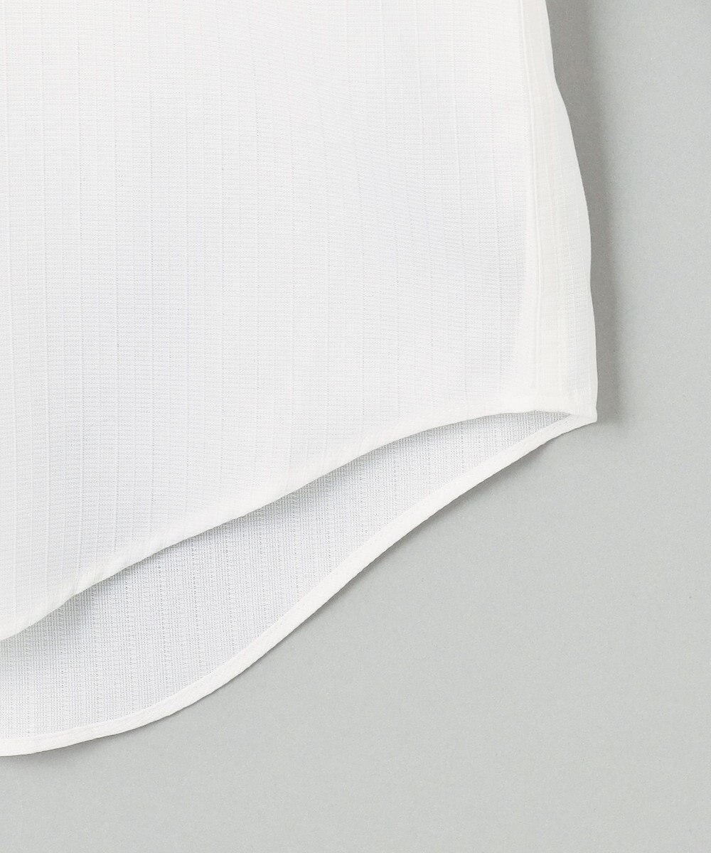 GOTAIRIKU 春夏向け【形態安定】SUMMERPREMIUMPLEATS_スナップダウンカラー _織柄_ 長袖ドレスシャツ(25年春夏モデル) 