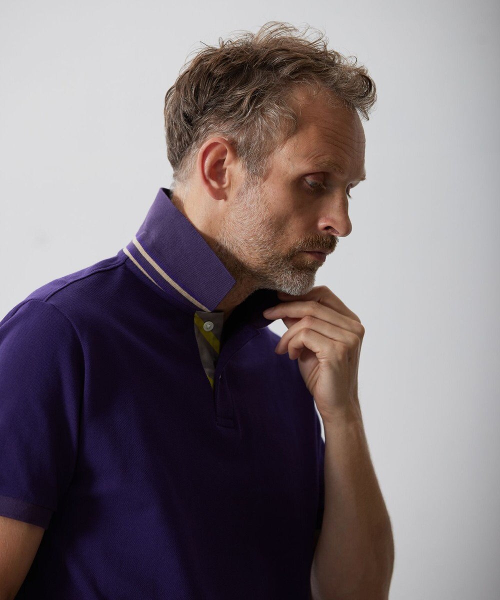 J.PRESS MEN レジメンタル ポロシャツ 